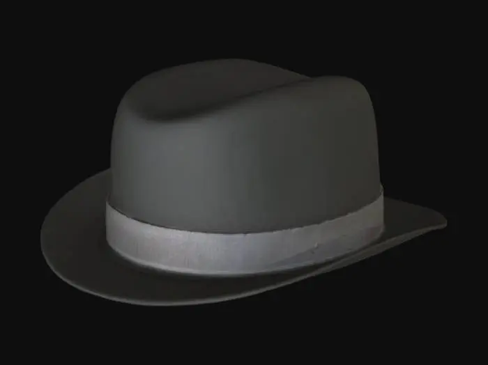 3D model for bowler hat