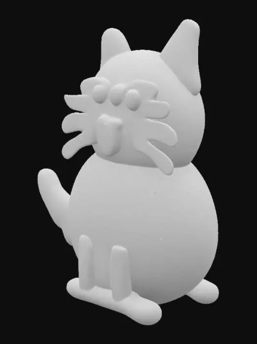 3D model for Whisker Doodle, #SketchTo3D#