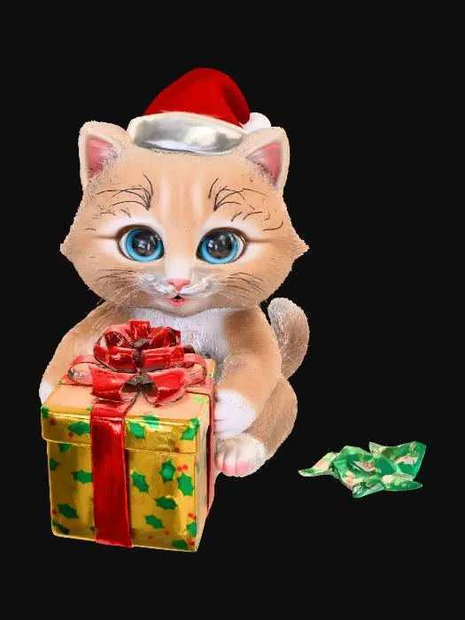 3D model for Holiday Kitty Surprise, #Christmas2025#