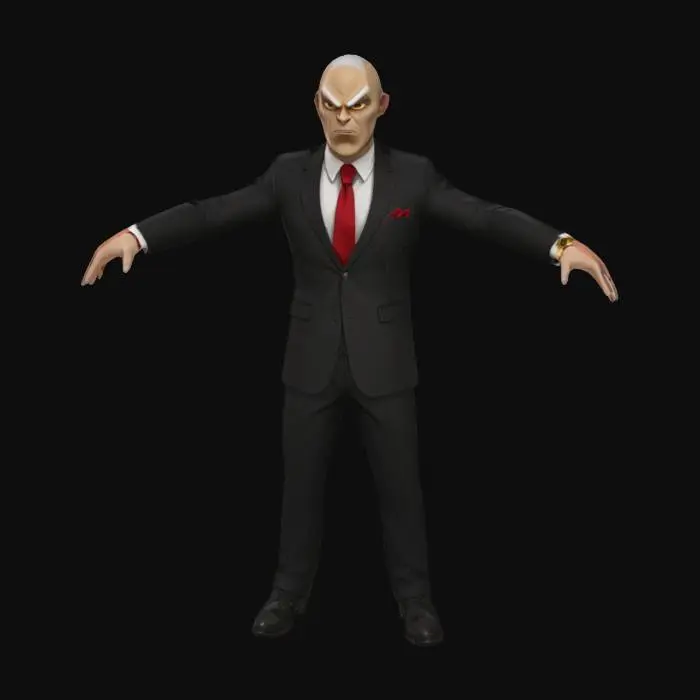 3D model for Vampire Businessman