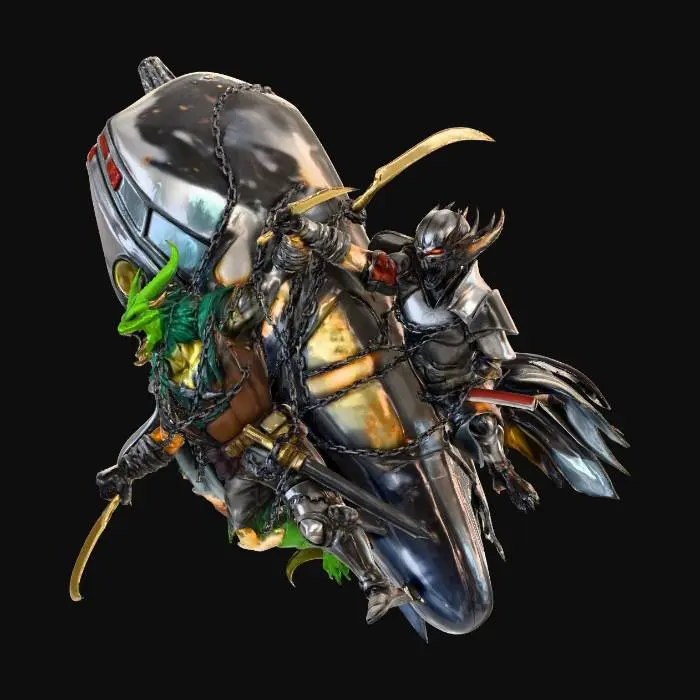 3D model for Skybound Guardians