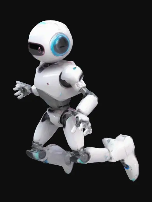 3D model for ParkourBot 🏃‍♀️
A sleek, ultra-cute kawaii robot with a fully mechanical, athletic design. One leg is extended mid-leap, arms outstretched dynamically for balance. The chest plating is aerodynamically segmented for smooth movement. The rounded head tilts slightly, giving an expressive, determined look. Legs have shock-absorbing joints, built for agility. Ultra-detailed engravings add depth, emphasizing motion and energy. Fully mechanical, high-energy, and adorably fierce.