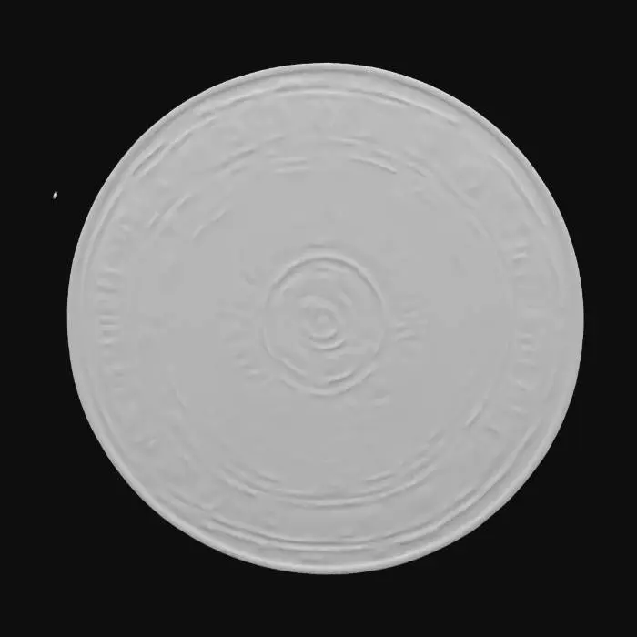 3D model for Chrono-Glyph Disc ⏳
A large, intricately carved metallic disc with concentric rotating rings, each etched with cryptic symbols. The outermost ring features minute grooves that align in different positions, possibly indicating astronomical cycles. The disc’s material is heavily weathered but retains precise engineering, suggesting it once tracked solar and lunar alignments for a forgotten civilization.
