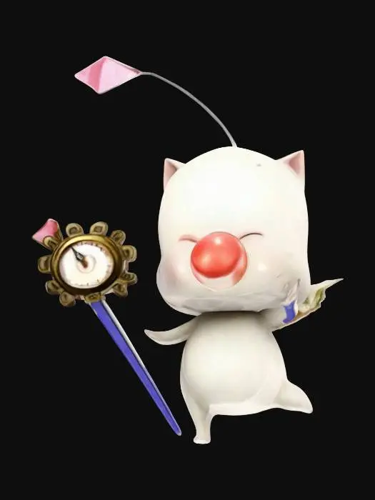 3D model for Moogle Mage