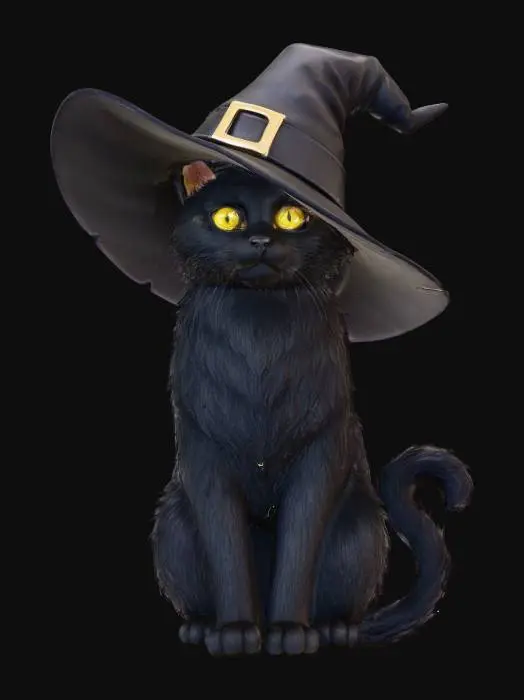 3D model for Witchy Whiskers