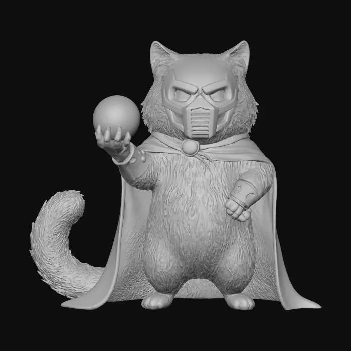 3D model for Mystic Feline Sorcerer
