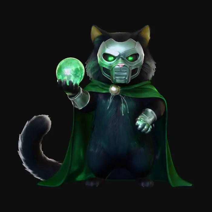 3D model for Mystic Feline Sorcerer