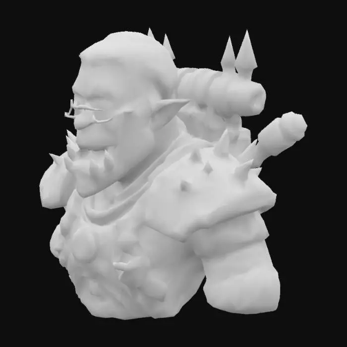 3D model for Adam Savage as an Elder Orc Engineer