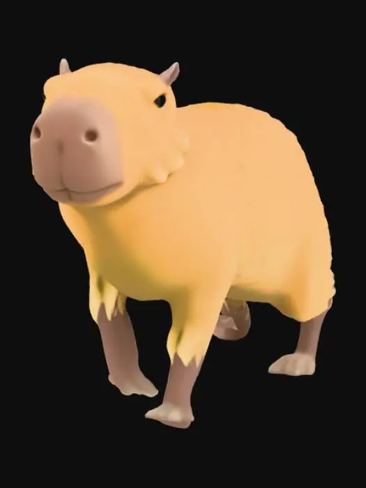 3D model for Capybara Glow