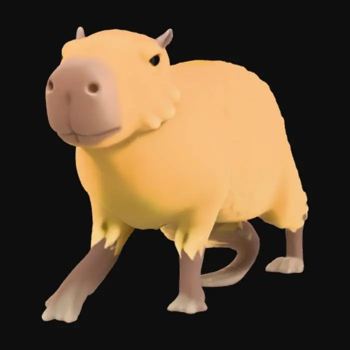 3D model for Capybara Glow