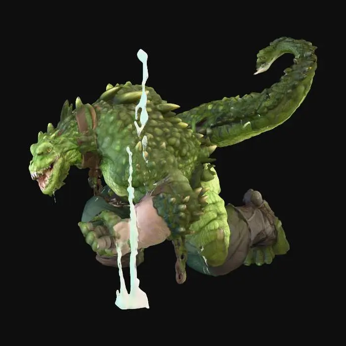 3D model for Killer Croc