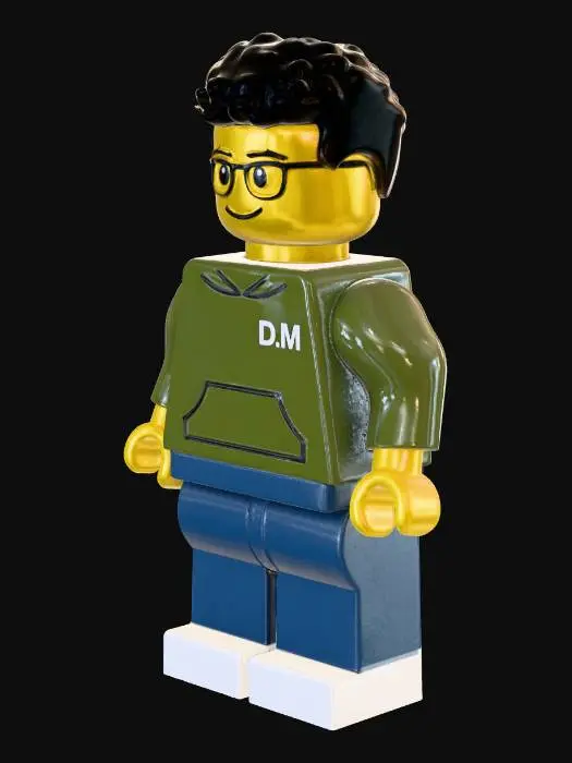 3D model for LEGO Glowfig