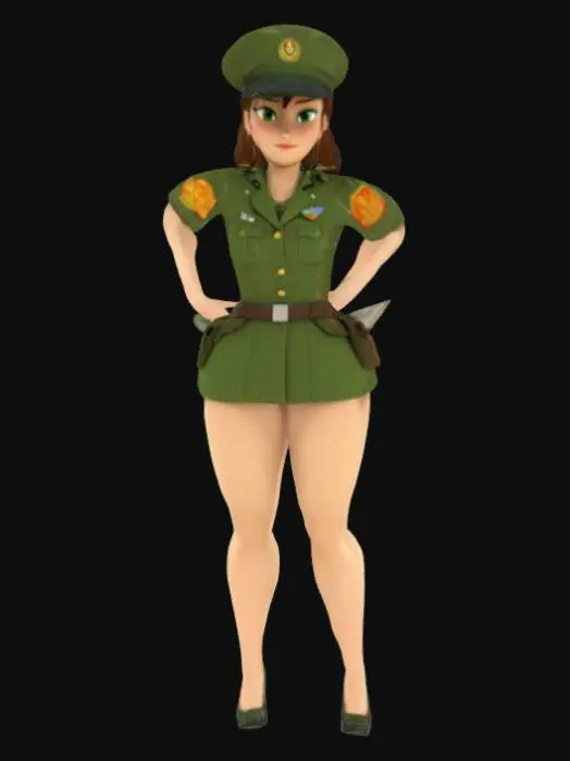 3D model for Officer Pose