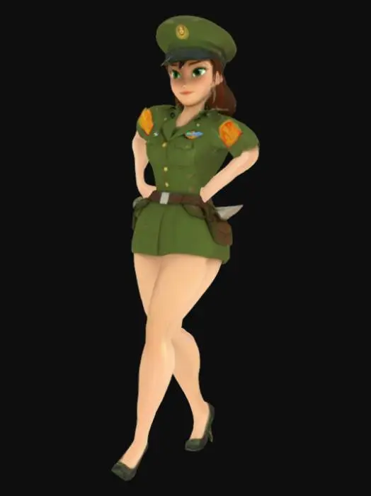 3D model for Officer Pose
