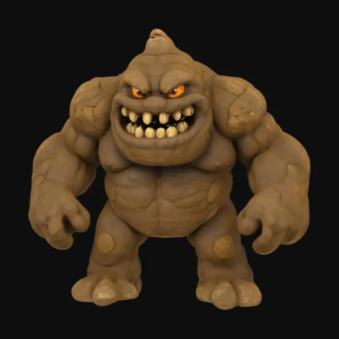 3D model for Mud Monster Madness