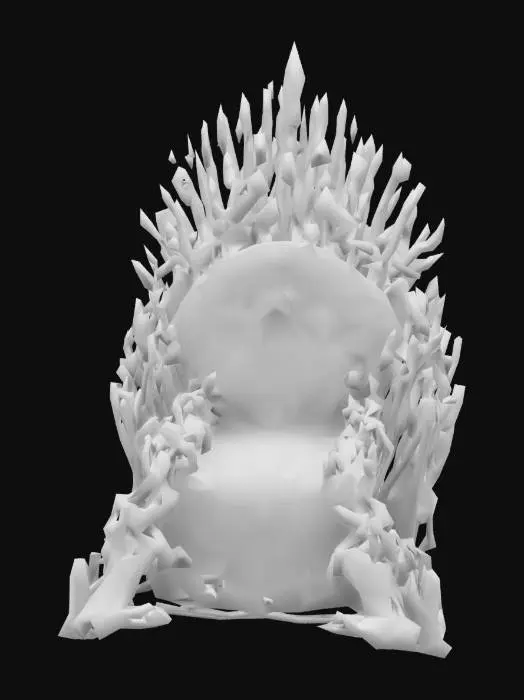 3D model for throne, bones and skull, laser red energie,
humain skull on top, red eyes,
high quality, glowing bones,