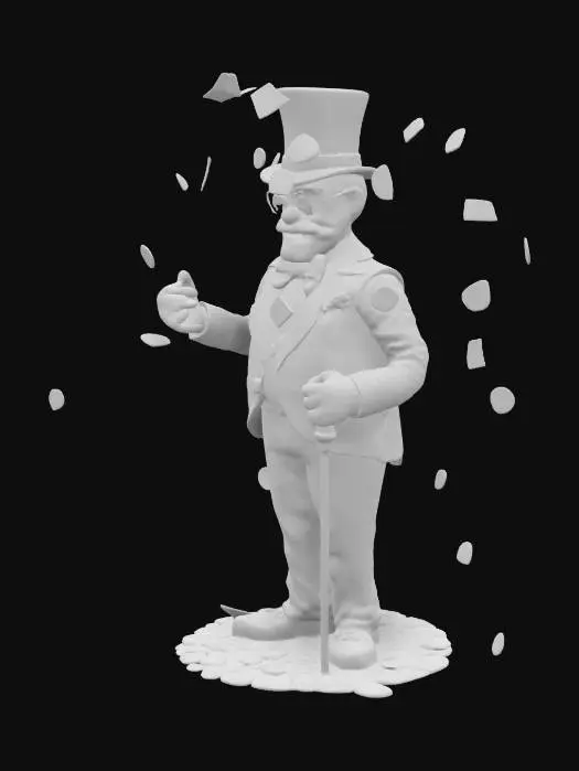 3D model for super mega sigma onkel dagobert