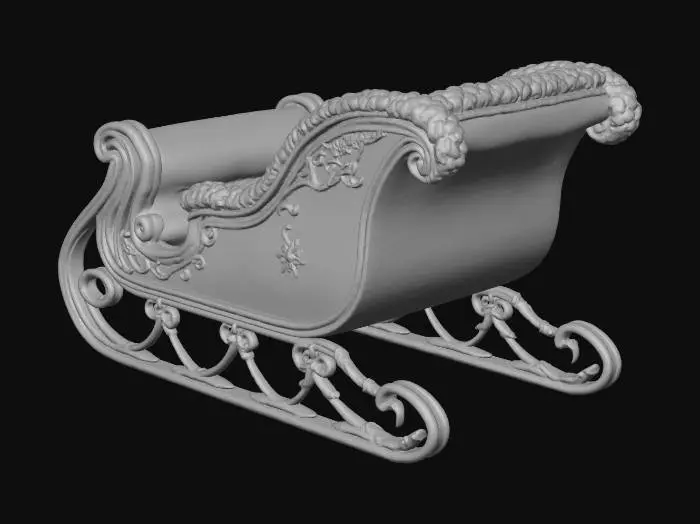3D model for Holiday Sleigh