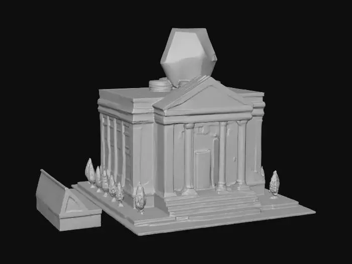 3D model for Bank of Gems