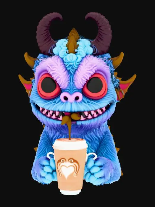 3D model for Café Monster Delight