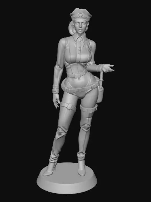 3D model for Officer Figure
