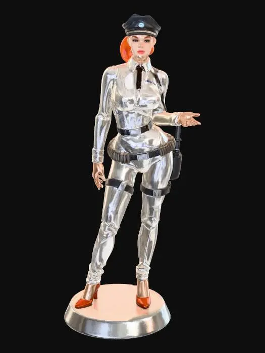 3D model for Officer Figure