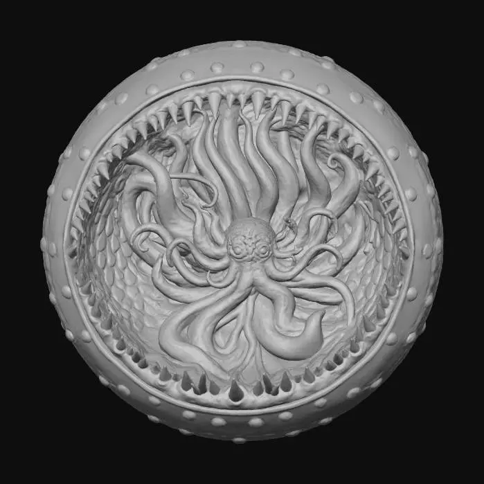 3D model for Spherical Eldritchian Toothed Maw