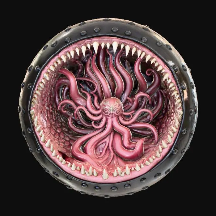 3D model for Spherical Eldritchian Toothed Maw