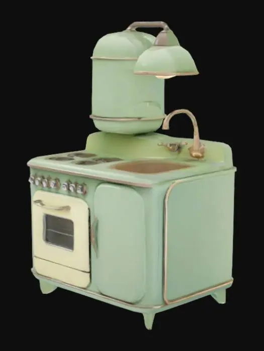 3D model for Retro Kitchen Charm