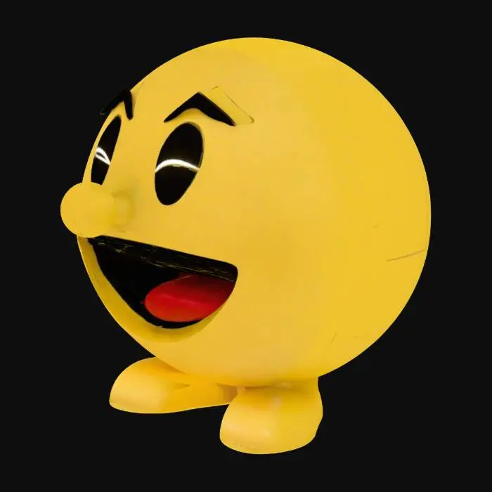 3D model for a #las Vegas# model of a giant packman in place of the sphere Somewhere "AroundTheWorld#
