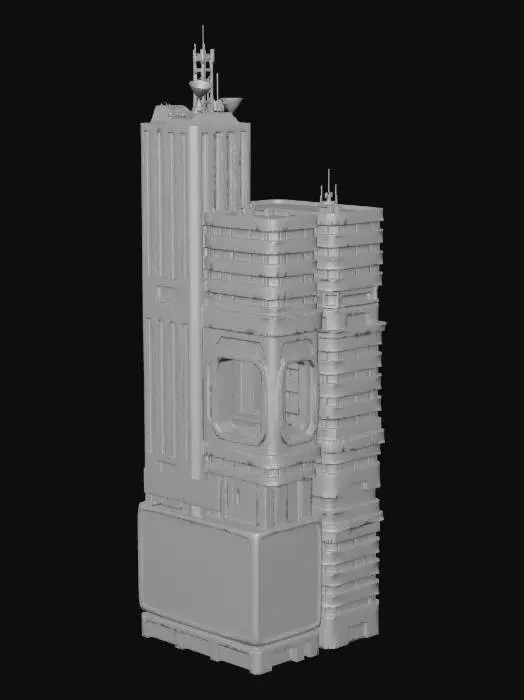 3D model for Neon Nexus Tower