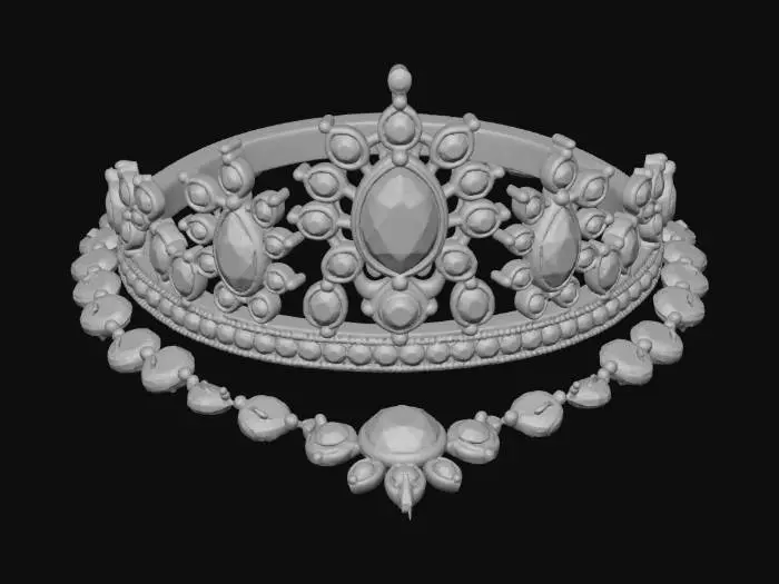 3D model for highly detailed, realistic, royal jewels