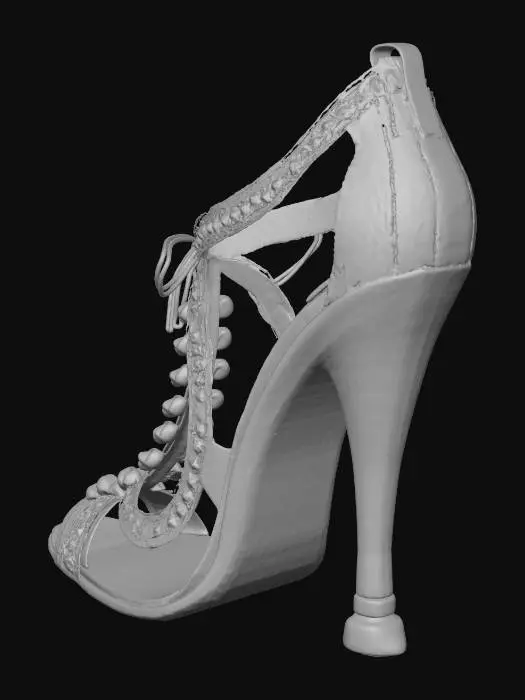 3D model for highly detailed, photorealistic, cinderella's glass slipper