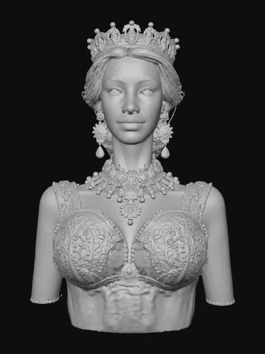 3D model for highly detailed, realistic, royal jewels