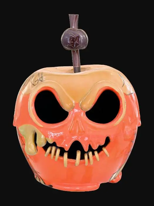 3D model for #Halloween2025#, spooky caramel apple