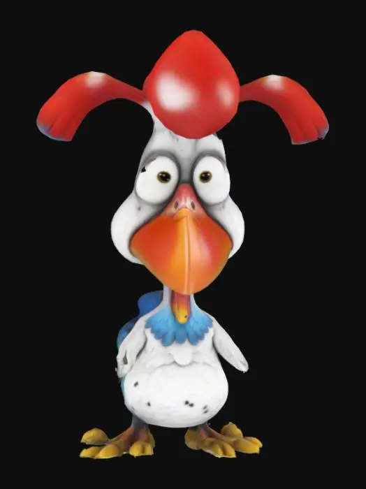 3D model for Rooster Doodle