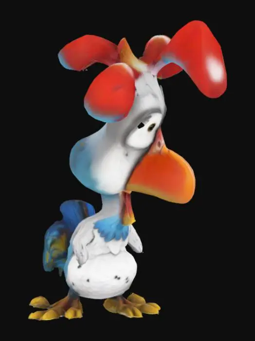 3D model for Rooster Doodle