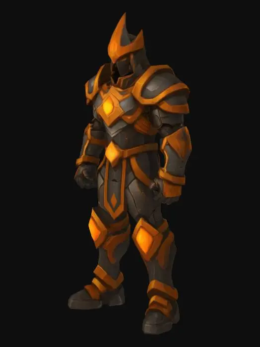 3D model for Fire Technomage