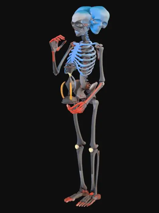 3D model for лич, бессмертный, холод