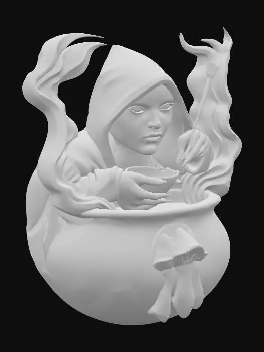 3D model for Alchemy Sorceress