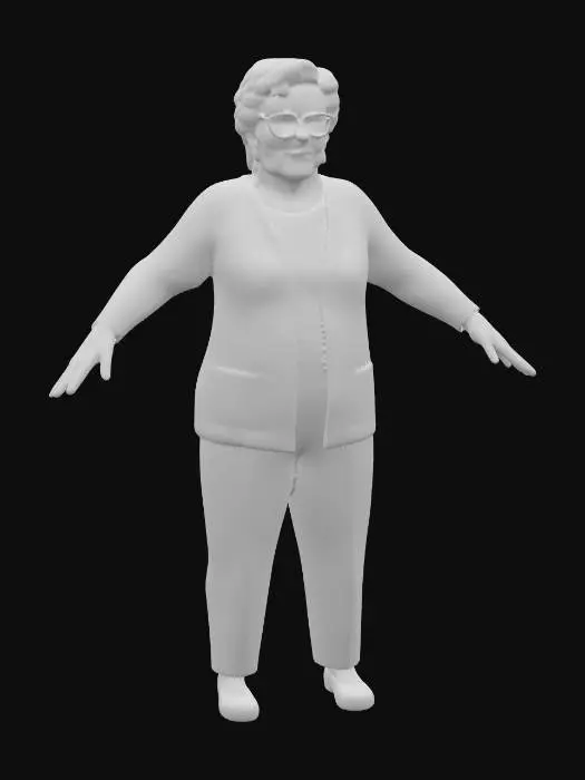 3D model for Serene Stance