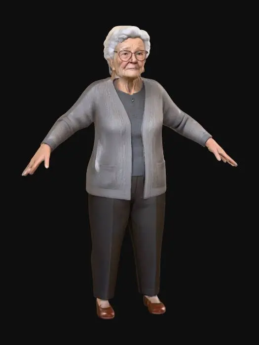 3D model for Serene Stance