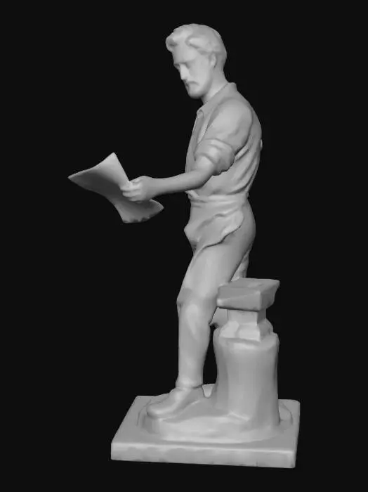 3D model for Escultura-Bronze-Dudi