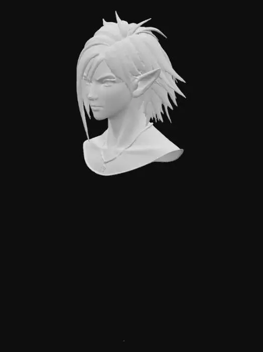 3D model for Nightshade Elf