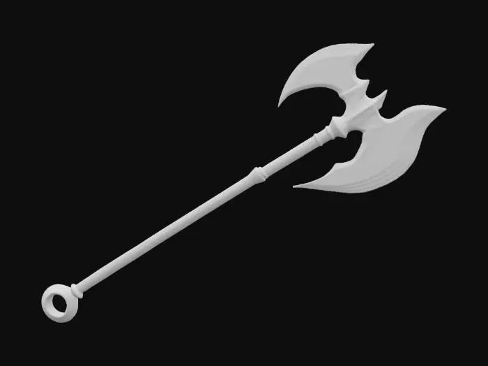 3D model for Battle Axe Render
