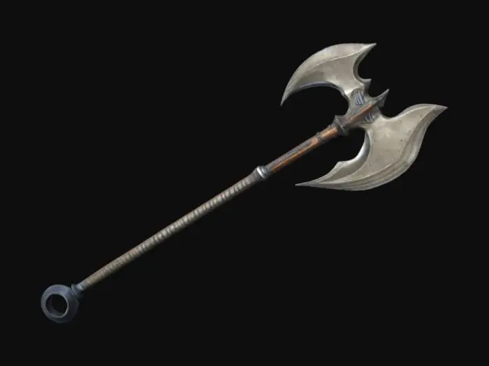 3D model for Battle Axe Render