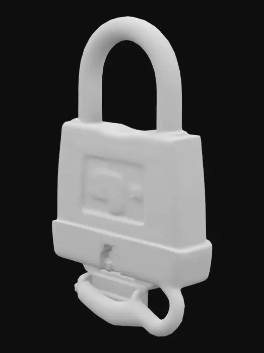 3D model for CAT Padlock