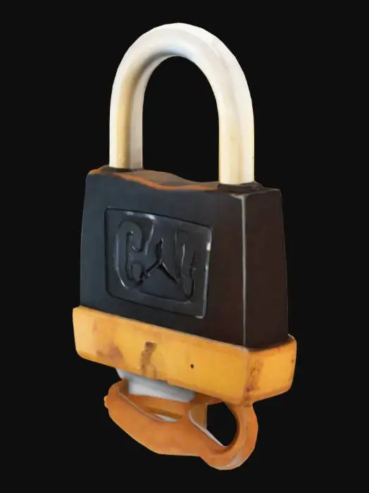 3D model for CAT Padlock