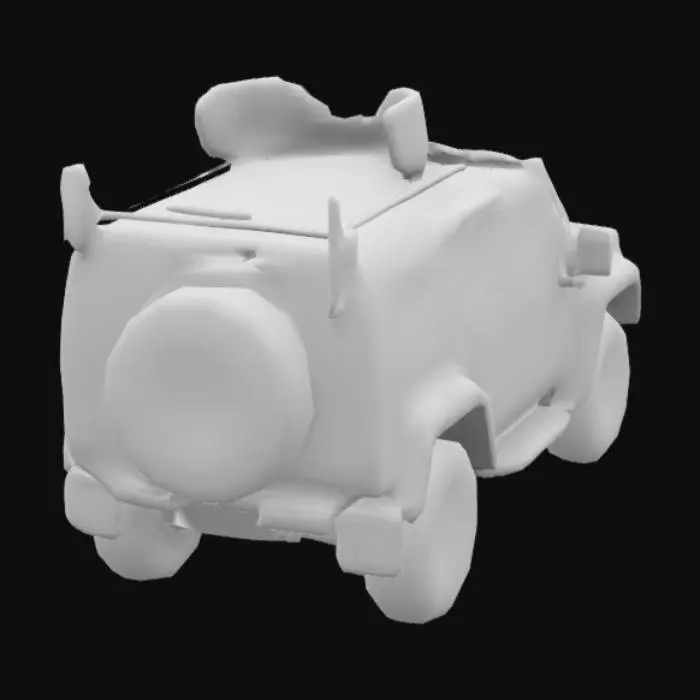 3D model for Armored Police Vehicle