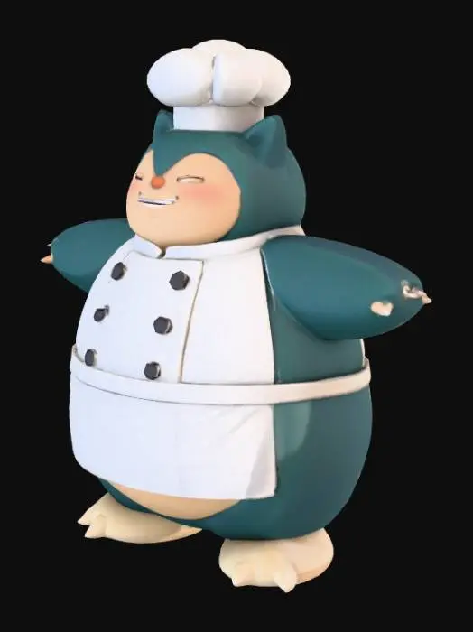 3D model for snorlax cozinheiro site de hong kong
